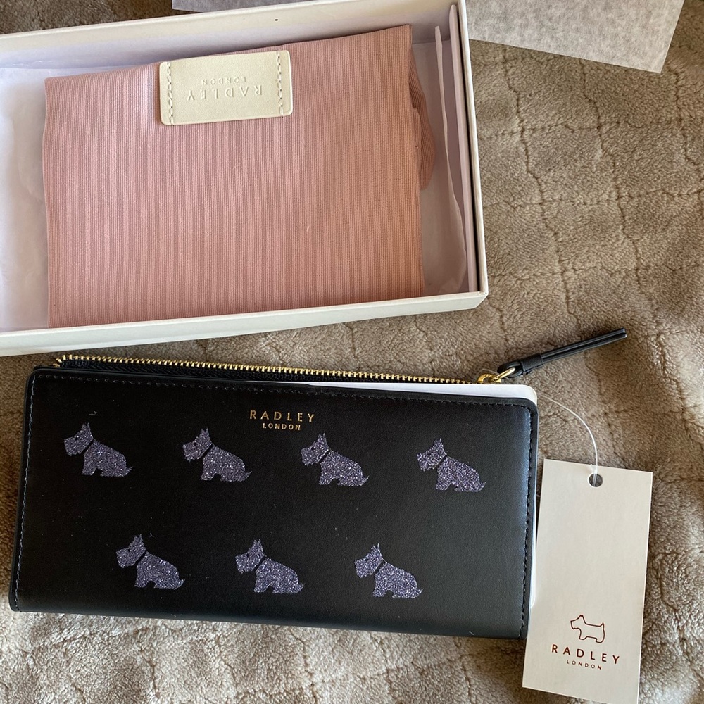 Radley London Multi Dogs Glitter Bifold Wallet